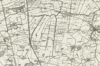 Old map of the fens