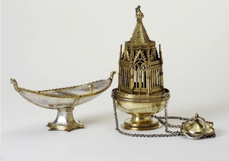 Ramsey Abbey censer and incense boat