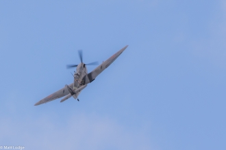 Spitfire fly past