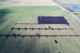 Water Works Great Fen dig 1 by Henry Stanier