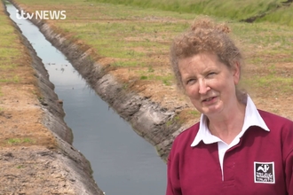 Kate Carver interviewed at Water Works by ITV News