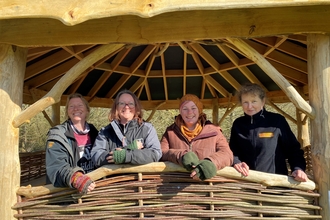 Nicky Hennessy, Rebekah O'Driscoll, Lorna Parker and Kate Carver of the Great Fen