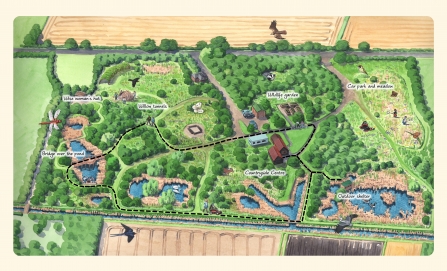 Ramsey Heights Countryside Centre Map