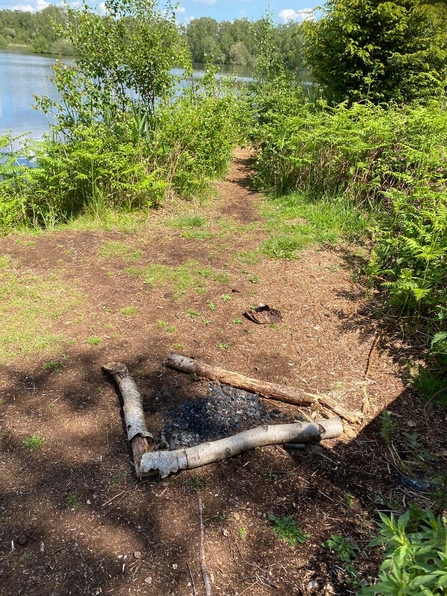 Holme Fen fire burnt ground June 2021