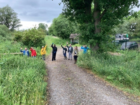 Woodwalton Fen walk attendees