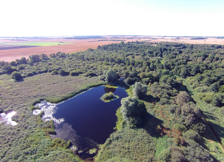 Woodwalton Fen drone image