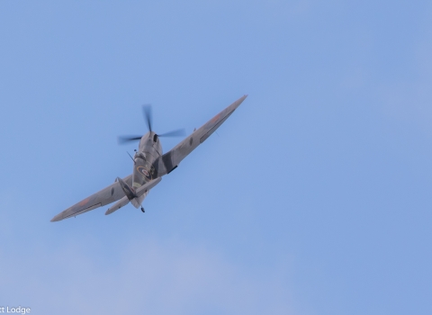 Spitfire fly past