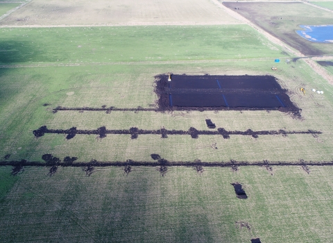 Water Works Great Fen dig 1 by Henry Stanier